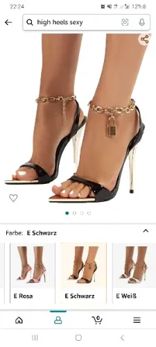 Tomwell Sandalen Damen mit Absatz Sexy Offener Zeh Spitze Sandaletten mit Fischmaul mit Absatz Stiletto Pumps High Heels Slides : Amazon.de: Fashion