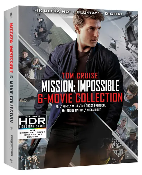 Mission: Impossible 6-Movie Collection (4K UHD + Blu-ray + Digital) - 