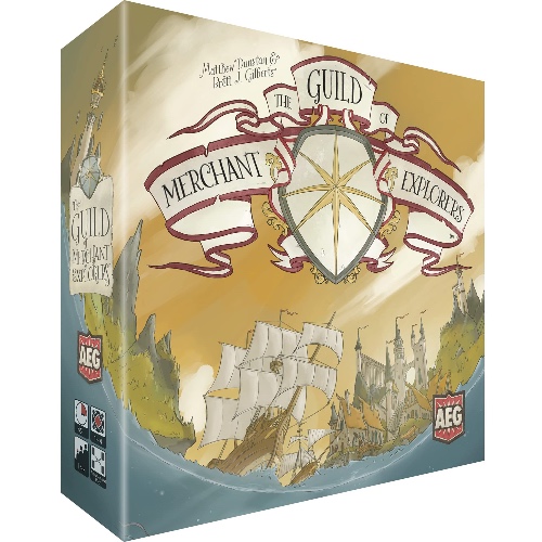 The Guild of Merchant Explorers Board Game, Explore The World, Establish New Settlements, 1-4 Players, Ages 14+, 45 Min Play Time, Solo Play, Alderac Entertainment Group (AEG) - 