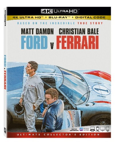 Ford v Ferrari 4k Ultra Hd [Blu-ray] [4K UHD] - 4K 
                             
                            February 11, 2020