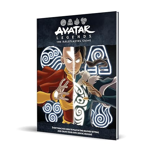 Magpie Games Avatar Legends The Roleplaying Game: Core Book - Hardcover RPG Book, Rated Everyone, 3-6 Players, 2-4 Hour Run Time