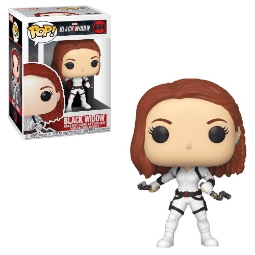 Funko Marvel BLACK WIDOW White Suit #604 Figure NEW &amp; IN UK NOW - GENUINE