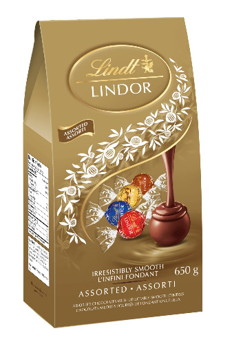 Lindt LINDOR Assorted Chocolate Truffles, 650-Gram Bag - 650 g (Pack of 1) Chocolate Truffles Assorted Truffle