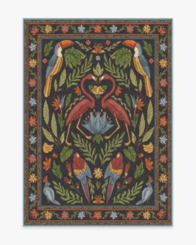 Iris Apfel Birds Of A Feather Tufted Rug | Ruggable