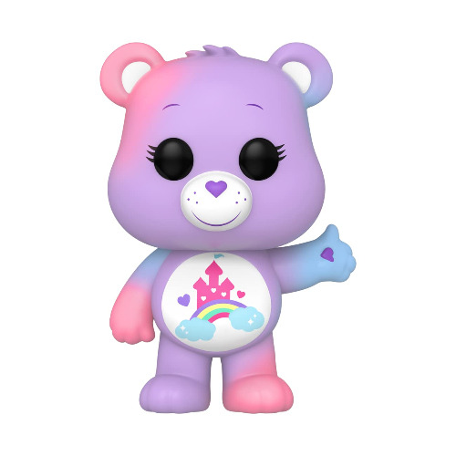Funko Pop! Animation: Care Bears 40th Anniversary - Care-A-Lot Bear with Translucent Glitter Chase (Styles May Vary)