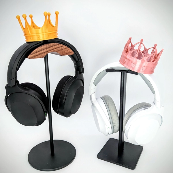 Princess Crown Headphone Ears, Gaming and Streaming Headset Accessories