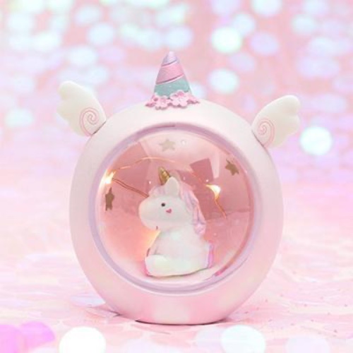 Unicorn Globe Night Light - Pink Unicorn