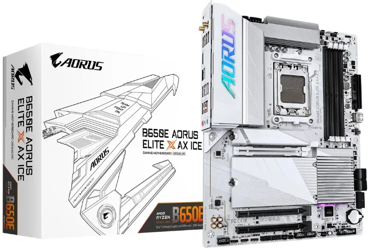 Gigabyte B650E AORUS ELITE X AX ICE (AM5) Motherboard