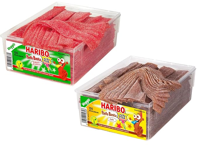 Balla Stixx Pasta 2er 3er 4er Diverse Sets Mischpaket Grosspackung Büro Box (Pasta Erdbeere/Cola & 1 HLKauf-Block) - Pasta Erdbeere/Cola & 1 HLKauf-Block