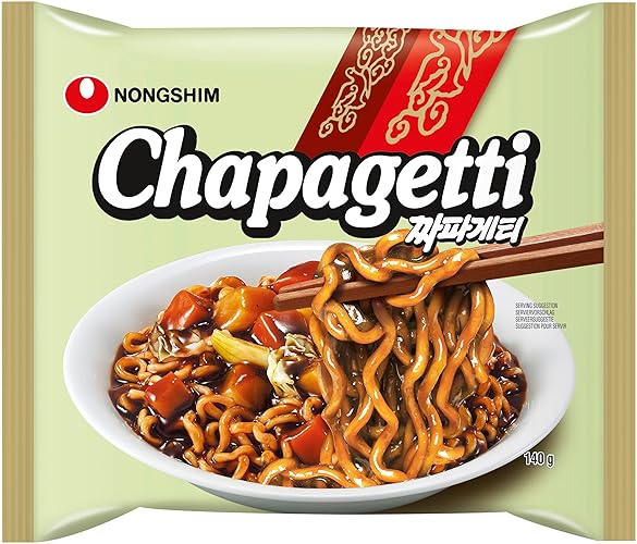 Nong Shim Instantnudeln Chapaghetti – Traditionelles koreanisches Nudelgericht - schnelle Zubereitung – 20er Vorteilspack à 140g - Multipack