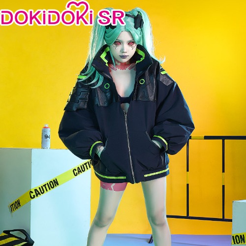 【Size S-2XL】DokiDoki-SR Game Anime Cyberpunk: Edgerunners Cosplay Costume Rebecca | L-PRESALE