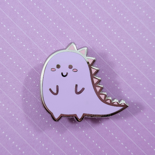 Lil Dino Enamel Pin (Purple)