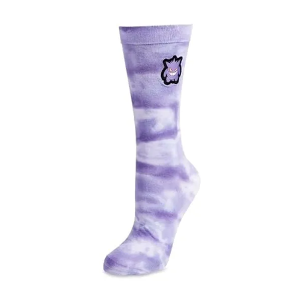 Pokemon Pokémon Center: Gengar Purple Crew Socks (One Size-Adult)