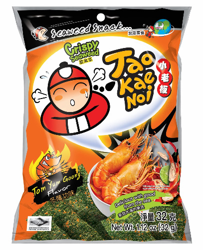 TAO KAE NOI Crispy Seaweed - Tom Yum Goong 32G