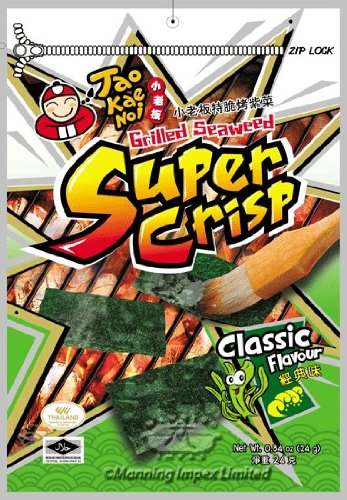 TAO KAE NOI Grilled Super Crisp Seaweed - Classic Flavour 24g