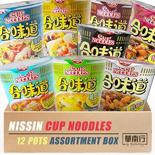 Nissin Cup Noodles Ramen Noodle Soup Assorted Flavor (12 Cups)