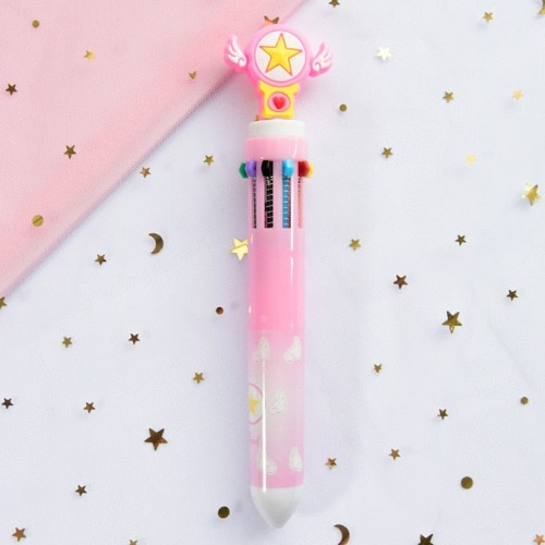 Multicolored Kawaii Pens - Card Captor