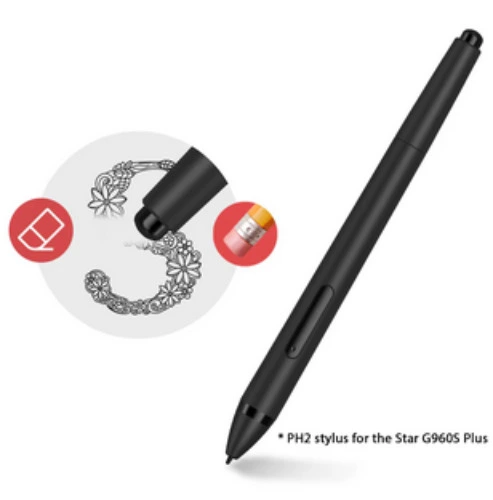 PH02 Battery-free Stylus for Drawing Tablet