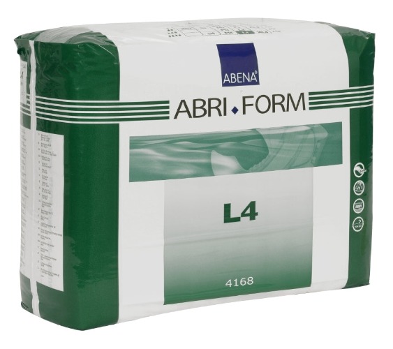 Abena Abri-Form White Foil Comfort Briefs | L / Package