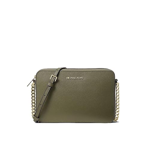 Michael Kors Women's Jet Set Item Lg Crossbody - Olive