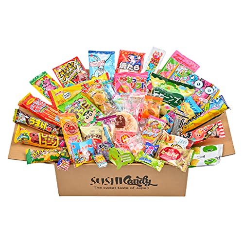 40 Japanese Sweets & Snack Set with Japanese KITKAT and Other Popular Candy (1 do it Yourself Candy)