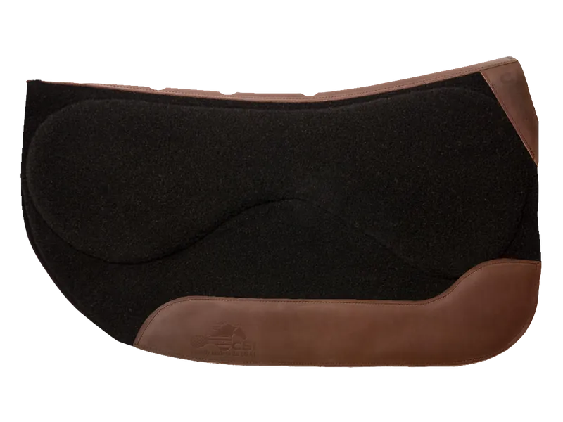 CSI Flex-Plate® Western Round Skirt Saddle Pad - CSI Saddle Pads - Custom Design Saddle Pads for Horses