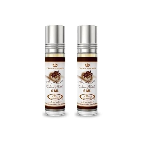 Al-Rehab Choco Musk Concentrated Perfume Rollerball for Unisex, 0.2 Ounce (Pack of 2) - 0.2 Fl Oz (Pack of 2)