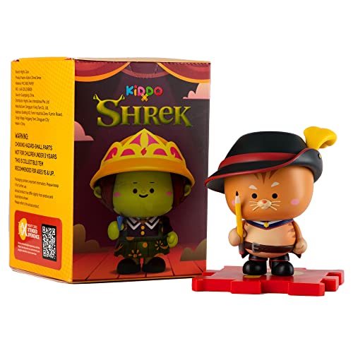 Mighty Jaxx Sammelfigur Shrek Kiddo Collectibles Serie 1, Spielzeug-Sammelfiguren in Blindbox, eine Packung, enthält eine zufällige Figur