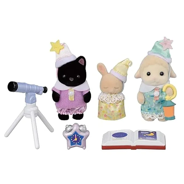 Calico Critters Nursery Friends - Sleepover Party Trio - Nursery Friends Sleepover Party Trio