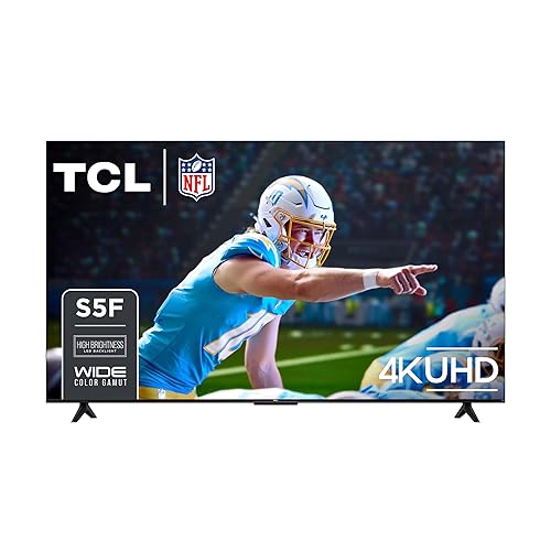 TCL 65-Inch Class S5 UHD 4K LED Smart TV with Fire TV (65S551F, 2024 Model), Dolby Vision, HDR PRO+, Dolby Atmos, Alexa Built-in with Voice Remote, Apple AirPlay 2 Compatibility, Streaming Television - 65 inches - TV only