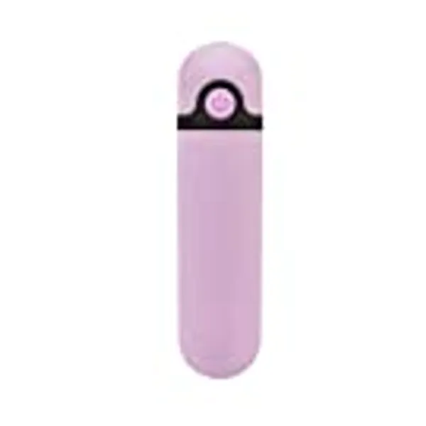 Pure Love 3.5 Inch Rechargeable Bullet Vibrator Purple, Waterproof, 10 Functions, Adult Sex Toy