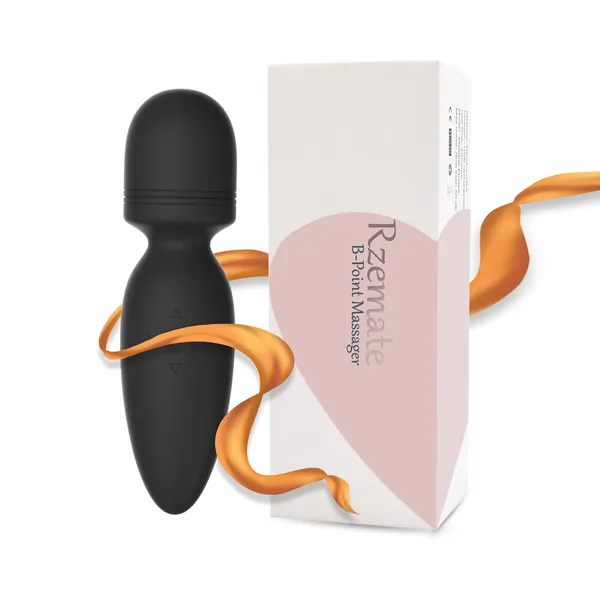 Handheld Massager,10 Quiet Vibration Modes, Personal Massager, Cordless Silicone Massager for Neck Shoulder Back Body Massage, Muscle Soreness Relief