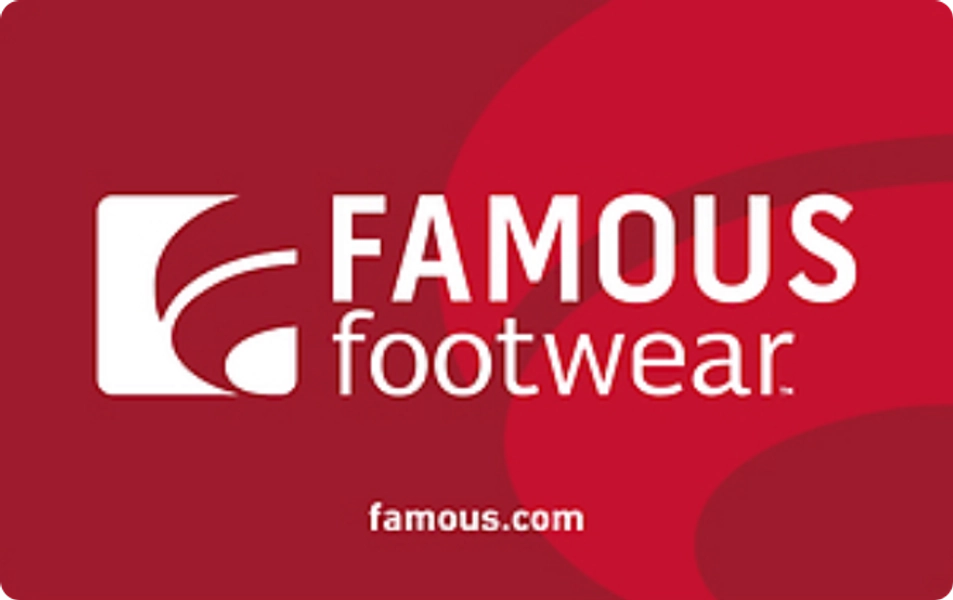 Famous Footwear $50 Gift Card