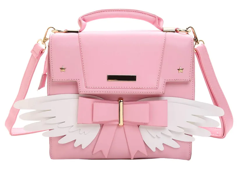 JHVYF Women's Fashion Top Handle Cute Cat Cross Body Shoulder Bags Girls Handbag - A-pink