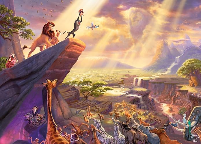 Ceaco - Thomas Kinkade - Disney - The Lion King - 1000 Piece Jigsaw Puzzle