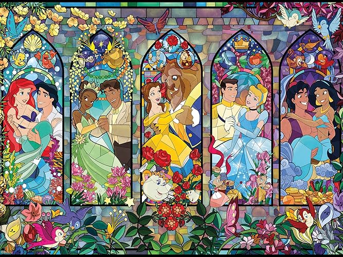 Ceaco - Disney - Princess Castle Royal Windows - 1500 Piece Jigsaw Puzzle
