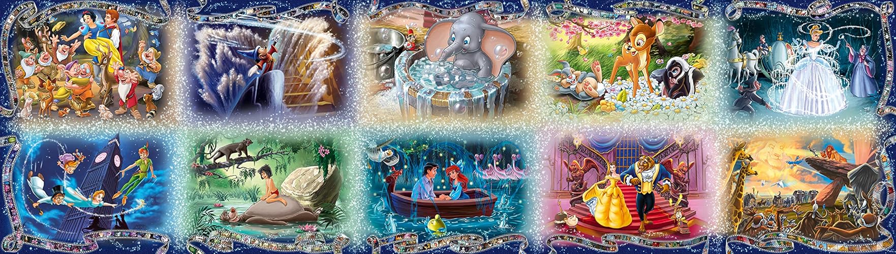 Ravensburger Memorable Disney Moments Jigsaw Puzzle - World's Largest Disney Puzzle | 40,320 Precision-Cut Pieces | Perfect Family Fun Activity | Ideal Gift for Disney Enthusiasts