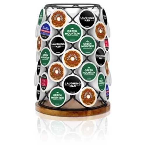 K-Cup® Pod Wood & Wire Carousel | Keurig