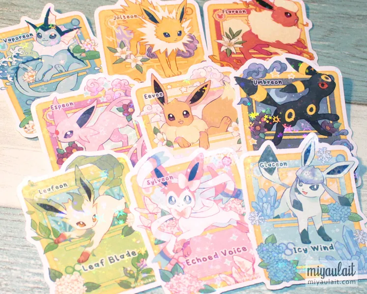 Evolution Stickers • Star Holographic Stickers (Full Set) 