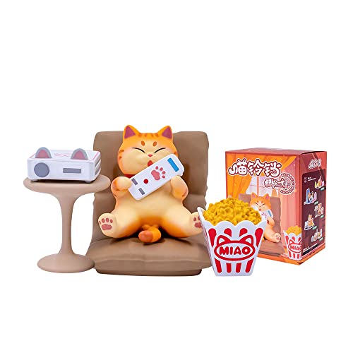 BEEMAI Miao-Ling-Dang Relax Moments Series 8PC Random Design Cute Figures Collectible Toys Birthday Gifts (Whole Set) - 8PC