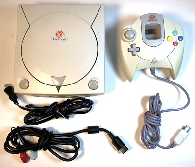 Sega Dreamcast Console (HKT-3020) including Controller & Cords - TESTED WORKING! 10086500004 | eBay