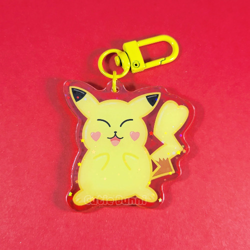 [Pokemon] Pikachu Acrylic Charm Keychain