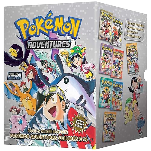 Pokémon Adventures Gold & Silver Box Set (Set Includes Vols. 8-14) (2) (Pokémon Manga Box Sets)