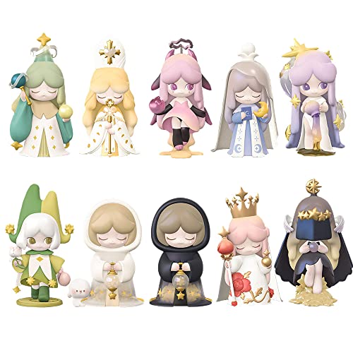 BEEMAI Laplly Song of The Tarot Series 8PC Random Design Cute Figures Collectible Toys Birthday Gifts (Whole Set) - Whole Set - Laplly Song of the Tarot Series