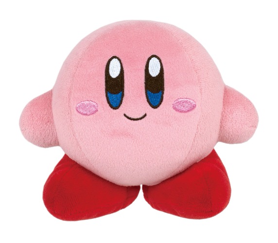 Sanei Kirby Adventure All Star Collection - KP01 - 5.5" Kirby Stuffed Plush - Original