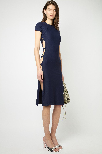 TCHIKIBOUM MIDI DRESS in navy | 38