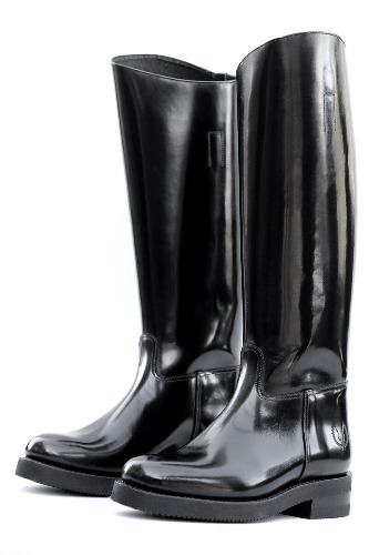 AMERICAN - Embossy Patrol Motorcycle  -Calf: M L XL- Black