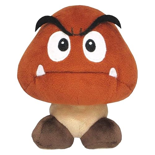 Super Mario AC12 Goomba Sanei Officially Licensed Plush, Multicolour