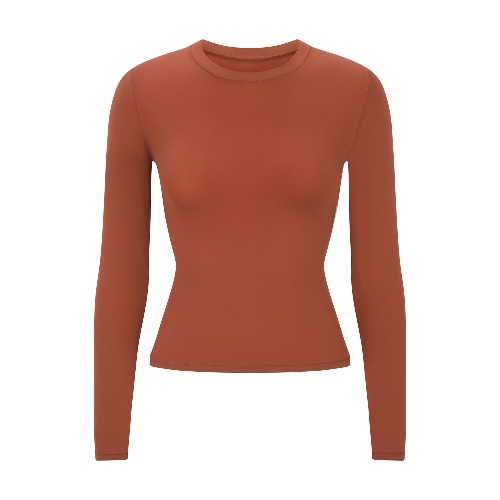 FITS EVERYBODY LONG SLEEVE T-SHIRT | SAFFRON