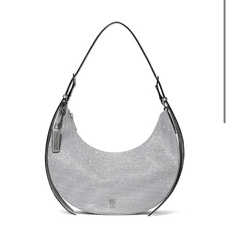 Borsa a spalla Hobo Bag argentata | Victoria's Secret Italia